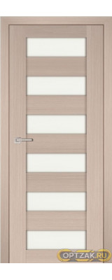 Дверь PS-35 / Цвет Капучино Мелинга / белый сатинат / Двери PROFILO PORTE