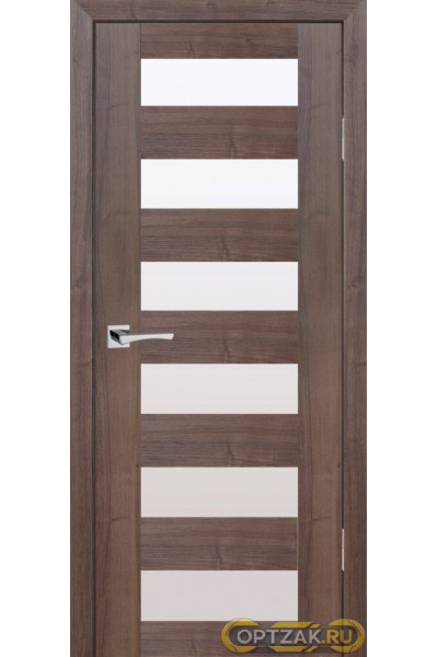 Дверь PS-35 / Цвет Орех пасадена / белый сатинат / Двери PROFILO PORTE