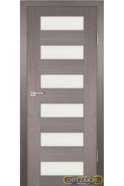 Дверь PS-35 / Цвет Грей Мелинга / белый сатинат / Двери PROFILO PORTE