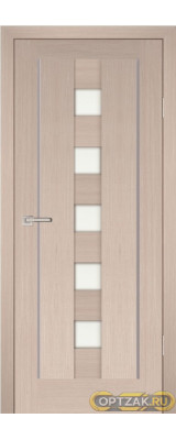 Дверь PS-34 / Цвет Капучино Мелинга / белый сатинат / Двери PROFILO PORTE