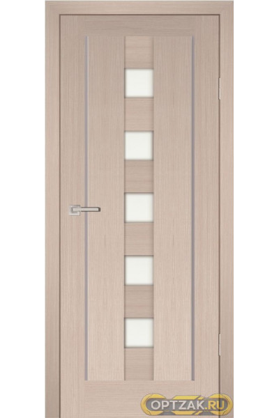 Дверь PS-34 / Цвет Капучино Мелинга / белый сатинат / Двери PROFILO PORTE