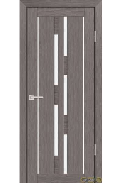 Дверь PS-33 / Цвет Грей Мелинга / белый сатинат / Двери PROFILO PORTE