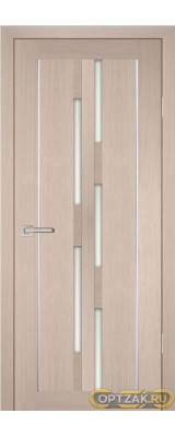 Дверь PS-33 / Цвет Капучино Мелинга / белый сатинат / Двери PROFILO PORTE