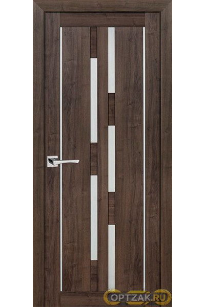 Дверь PS-33 / Цвет Орех пасадена / белый сатинат / Двери PROFILO PORTE