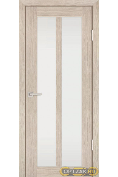 Дверь PS-22 / Цвет Капучино Мелинга / белый сатинат / Двери PROFILO PORTE