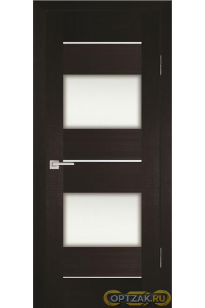 Дверь PS-21 / Цвет Венге Мелинга / белый сатинат / Двери PROFILO PORTE