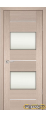 Дверь PS-21 / Цвет Капучино Мелинга / белый сатинат / Двери PROFILO PORTE
