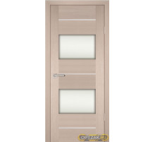 Дверь PS-21 / Цвет Капучино Мелинга / белый сатинат / Двери PROFILO PORTE