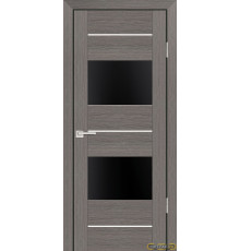 Дверь PS-21 / Цвет Грей Мелинга / черный лакобель / Двери PROFILO PORTE