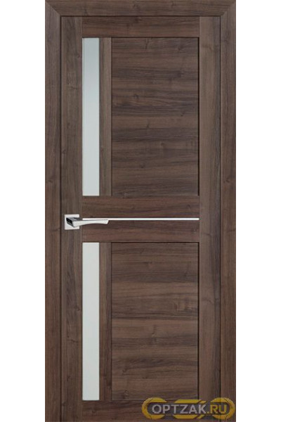 Дверь PS-19 / Цвет Орех пасадена / белый сатинат / Двери PROFILO PORTE