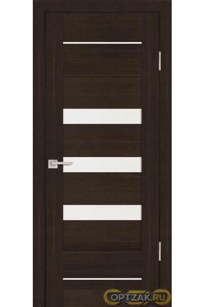 Дверь PS-18 / Цвет Венге Мелинга / белый сатинат / Двери PROFILO PORTE