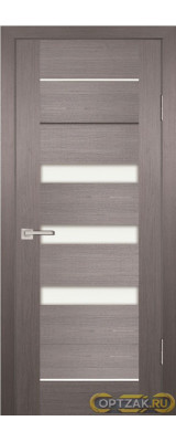 Дверь PS-18 / Цвет Грей Мелинга / белый сатинат / Двери PROFILO PORTE