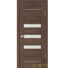Дверь PS-18 / Цвет Орех пасадена / белый сатинат / Двери PROFILO PORTE