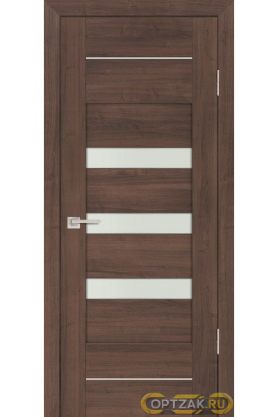 Дверь PS-18 / Цвет Орех пасадена / белый сатинат / Двери PROFILO PORTE