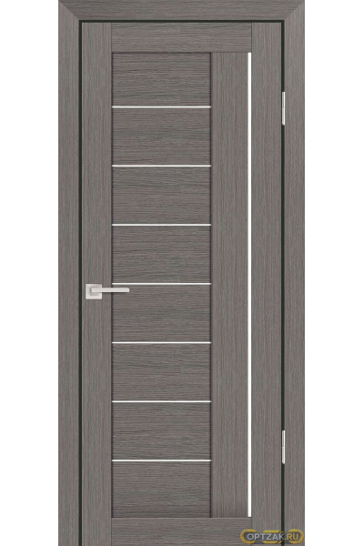 Дверь PS-17 / Цвет Грей Мелинга / белый сатинат / Двери PROFILO PORTE