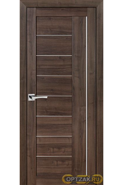 Дверь PS-17 / Цвет Орех пасадена / белый сатинат / Двери PROFILO PORTE