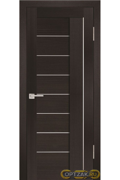 Дверь PS-17 / Цвет Венге Мелинга / белый сатинат / Двери PROFILO PORTE