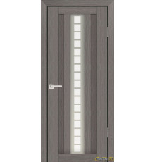 Дверь PS-16 / Цвет Грей Мелинга / белый сатинат / Двери PROFILO PORTE
