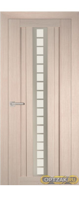 Дверь PS-16 / Цвет Капучино Мелинга / белый сатинат / Двери PROFILO PORTE