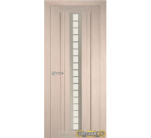 Дверь PS-16 / Цвет Капучино Мелинга / белый сатинат / Двери PROFILO PORTE