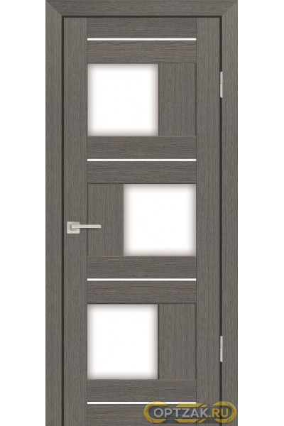 Дверь PS-13 / Цвет Грей Мелинга / белый сатинат / Двери PROFILO PORTE