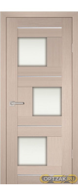 Дверь PS-13 / Цвет Капучино Мелинга / белый сатинат / Двери PROFILO PORTE