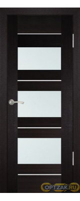 Дверь PS-11 / Цвет Венге Мелинга / белый сатинат / Двери PROFILO PORTE