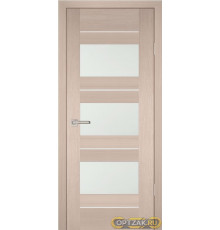 Дверь PS-11 / Цвет Капучино Мелинга / белый сатинат / Двери PROFILO PORTE