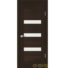 Дверь PS-09 / Цвет Венге Мелинга / белый сатинат / Двери PROFILO PORTE