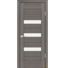 Дверь PS-09 / Цвет Грей Мелинга / белый сатинат / Двери PROFILO PORTE