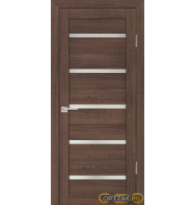Дверь PS-07 / Цвет Орех пасадена / белый сатинат / Двери PROFILO PORTE