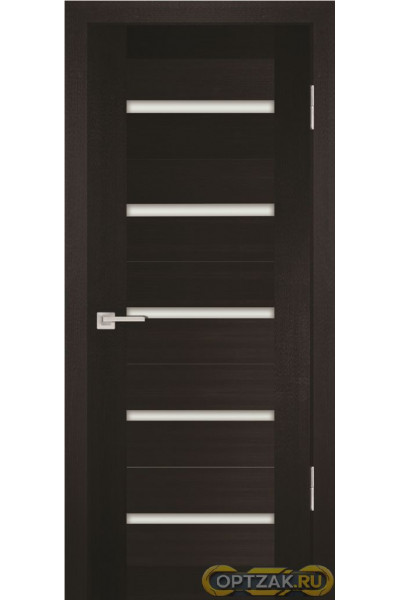 Дверь PS-07 / Цвет Венге Мелинга / белый сатинат / Двери PROFILO PORTE