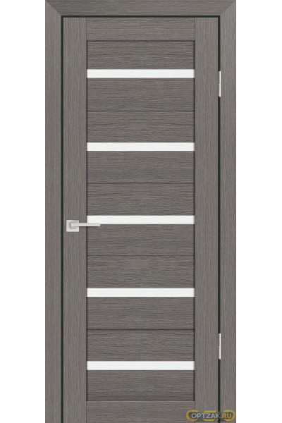 Дверь PS-07 / Цвет Грей Мелинга / белый сатинат / Двери PROFILO PORTE