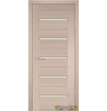 Дверь PS-07 / Цвет Капучино Мелинга / белый сатинат / Двери PROFILO PORTE