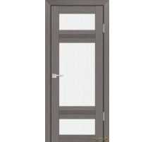 Дверь PS-06 / Цвет Грей Мелинга / белый сатинат / Двери PROFILO PORTE