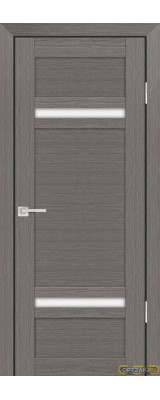 Дверь PS-05 / Цвет Грей Мелинга / белый сатинат / Двери PROFILO PORTE