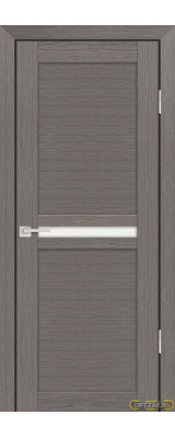 Дверь PS-03 / Цвет Грей Мелинга / белый сатинат / Двери PROFILO PORTE
