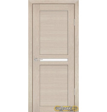 Дверь PS-03 / Цвет Капучино Мелинга / белый сатинат / Двери PROFILO PORTE