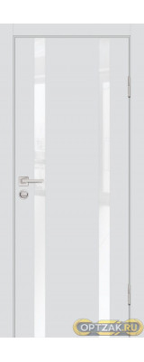Дверь P-9 / Цвет Агат / белоснежный лакобель / Двери PROFILO PORTE