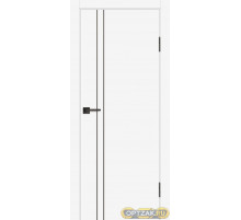 Дверь P-20 черный молдинг / Цвет Белый / Двери PROFILO PORTE
