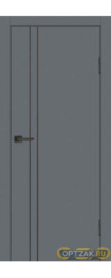Дверь P-20 черный молдинг / Цвет Графит / Двери PROFILO PORTE