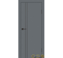 Дверь P-20 черный молдинг / Цвет Графит / Двери PROFILO PORTE