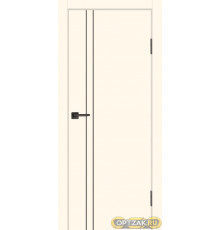 Дверь P-20 черный молдинг / Цвет Магнолия / Двери PROFILO PORTE