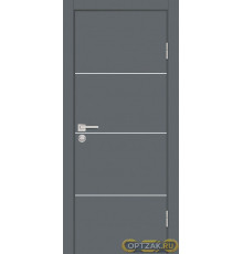 Дверь P-2 / Цвет Графит / Двери PROFILO PORTE