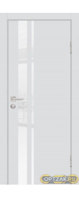 Дверь P-16 / Цвет Агат / белоснежный лакобель / Двери PROFILO PORTE