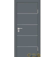 Дверь P-12 / Цвет Графит / Двери PROFILO PORTE
