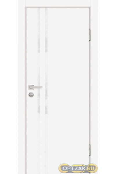 Дверь P-11 / Цвет Белый / белоснежный лакобель / Двери PROFILO PORTE