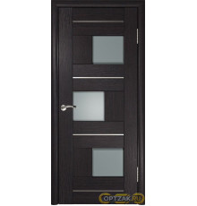 Дверь ЛУ-11 / Цвет венге (легенда) / Стекло матовое / Двери  (ДВЕРИ ПРО)