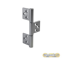 Петля ProfilDoors Aldeghi Luigi 144T3 круглая хром матовый, Италия