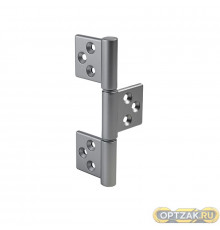 Петля ProfilDoors Aldeghi Luigi 144T3 круглая хром матовый, Италия